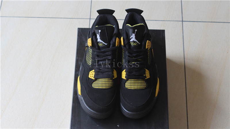 Authentic Air Jordan 4 Retro Thunder